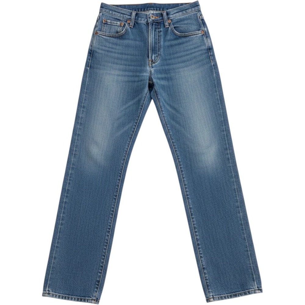 Wrangler Twenty X Mens Vintage Straight Leg Blue Jeans Tall 32x38 Medium Wash
